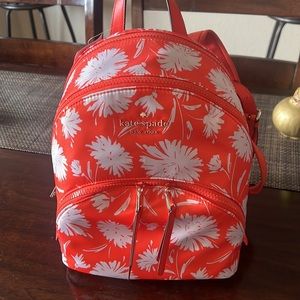 Kate Spade Karissa Wild Bloom Orange backpack